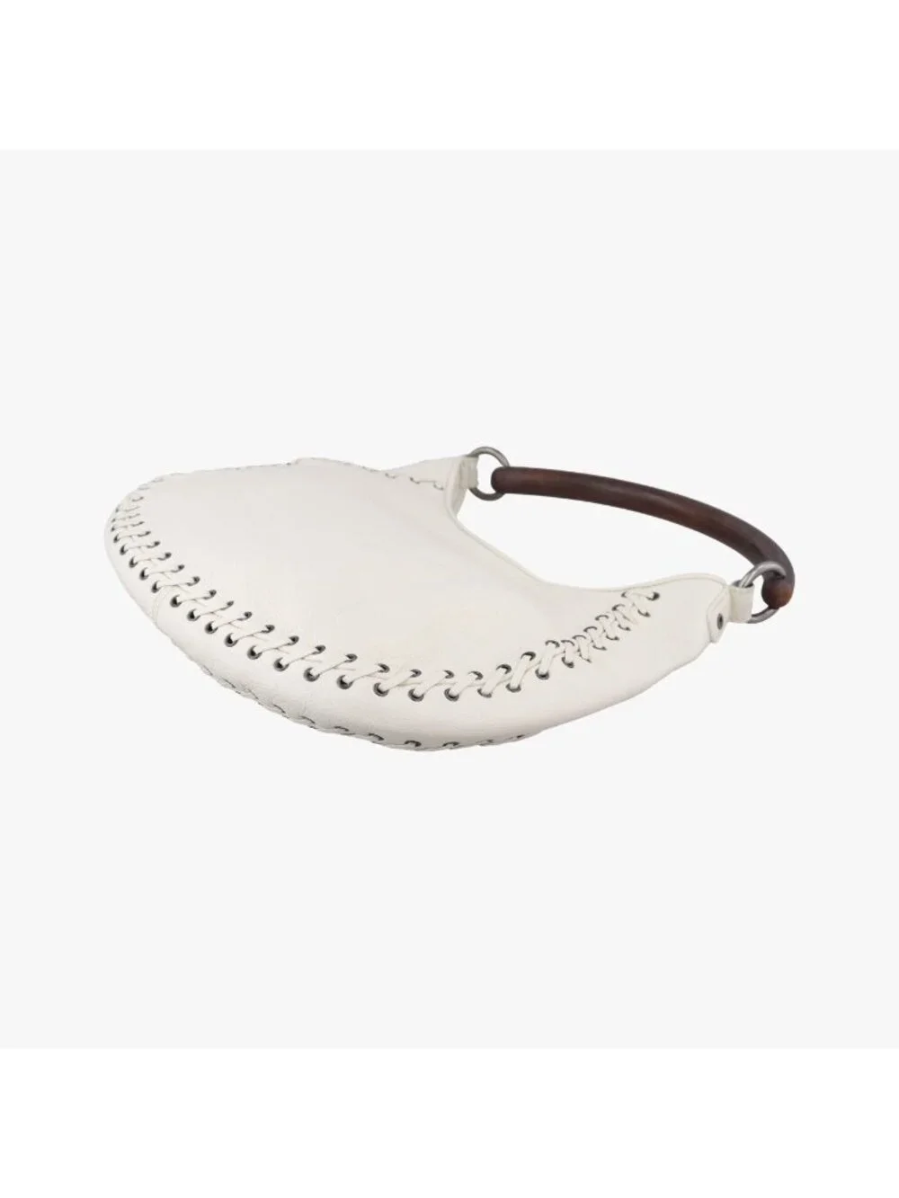 Dior Ethnic Hobo White Leather
